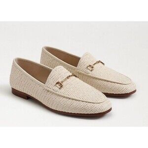 Sam Edelman LORAINE BIT LOAFER, Linen Raffia, Size 8